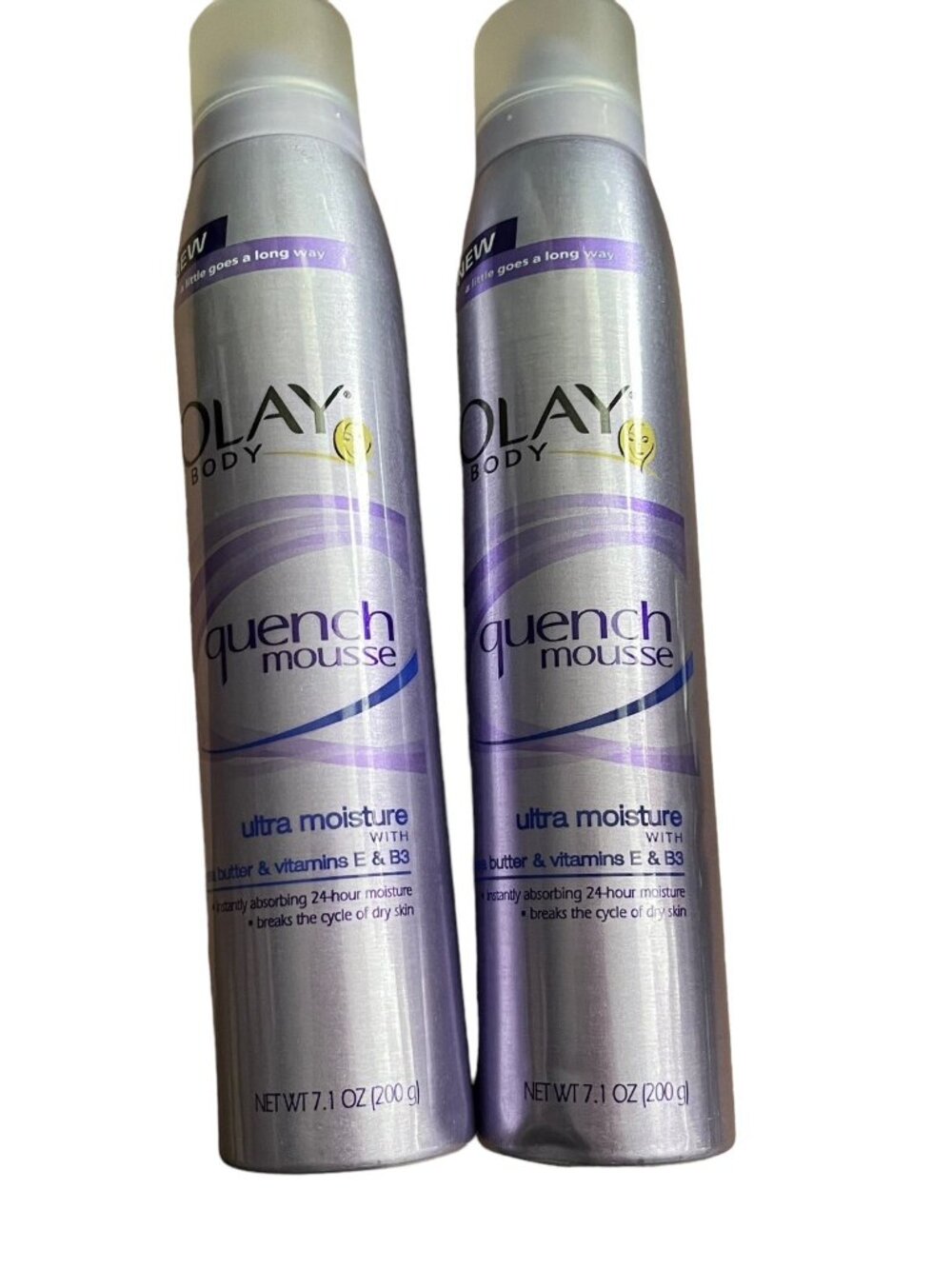 2X Olay Body Quench Mousse 7.1 oz Ultra Moisture with Shea Butter Vitamin E& B3
